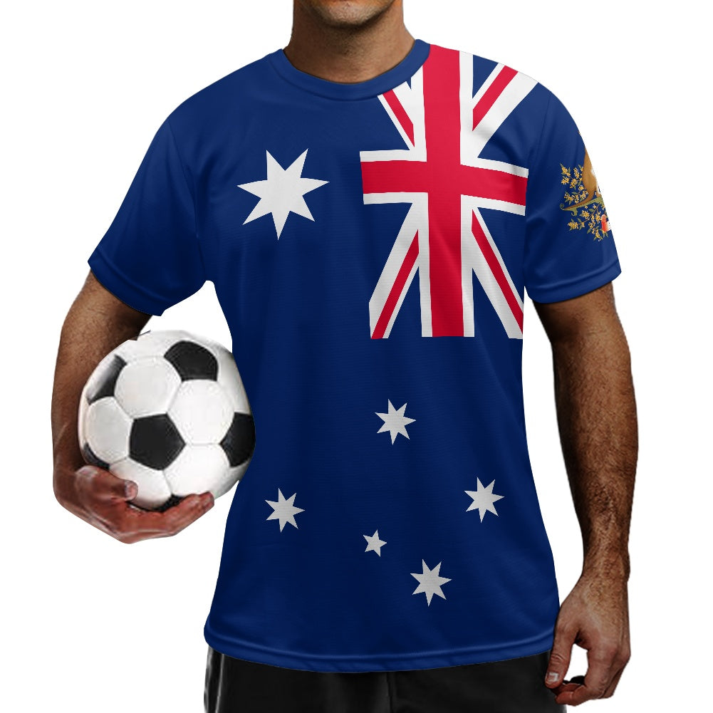 Australian Flag & CoA Football Shirt