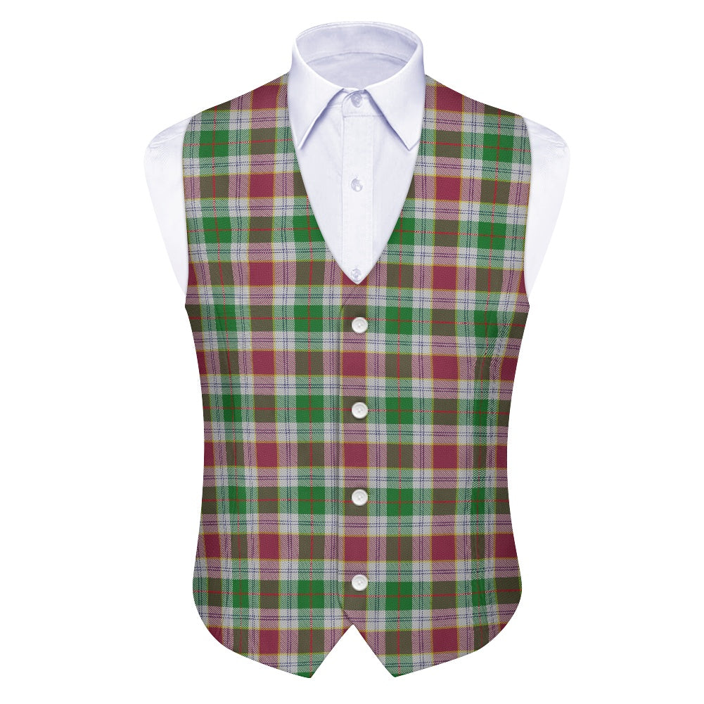 Cornish Rosevear Tartan Suit vest jacket