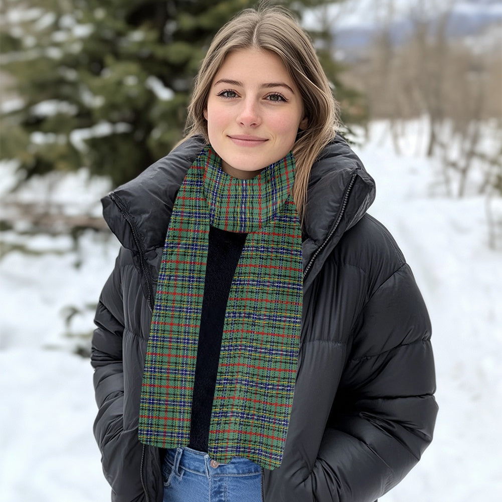 Clan Bissett Tartan Fluffy scarf