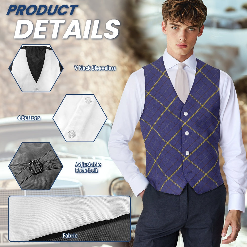 Clan Pearson Tartan Suit vest jacket
