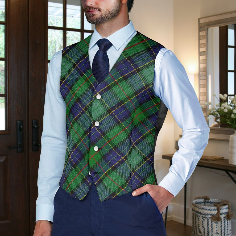 Irish Province Leinster Tartan Waistcoat