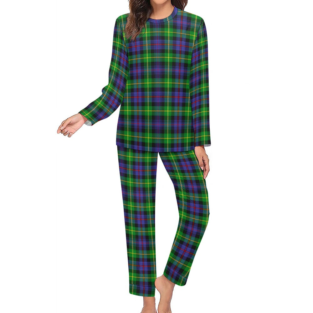 Clan Farquharson Tartan Women's Pajama Set