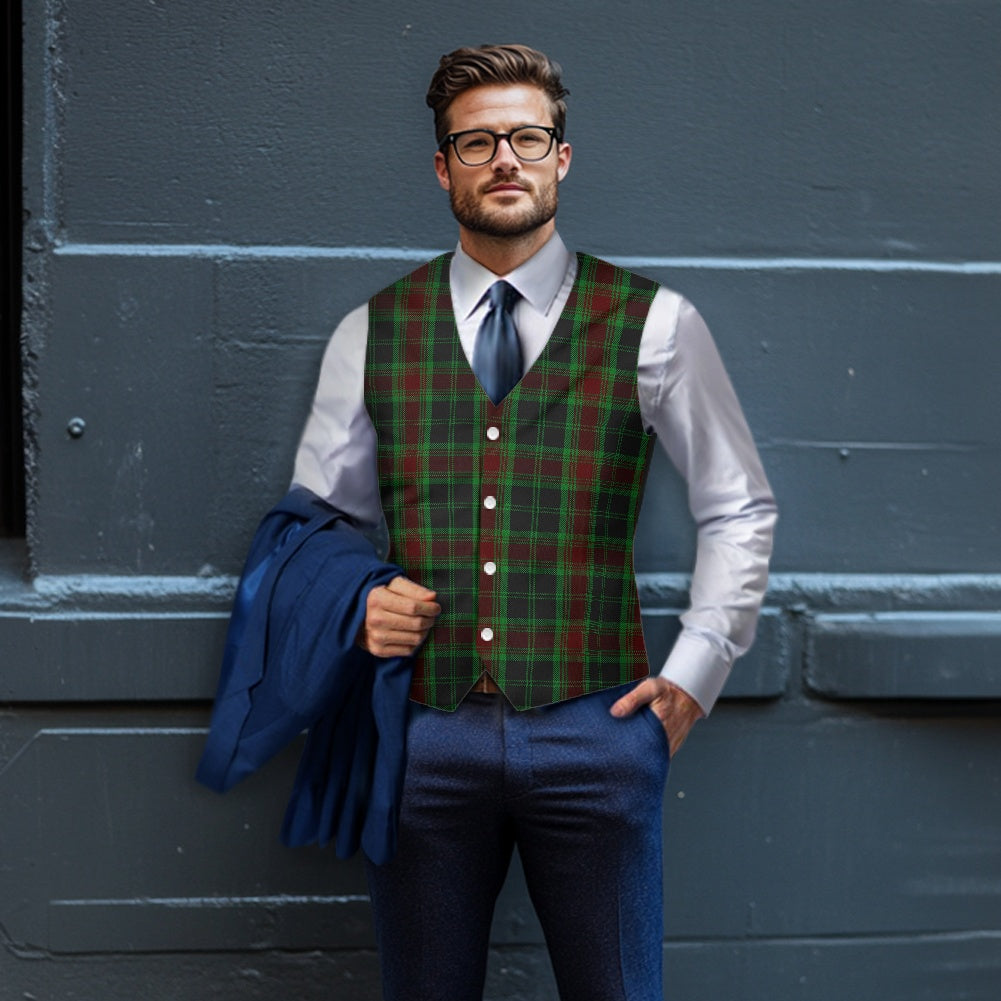 Irish County Carlow Tartan Waistcoat