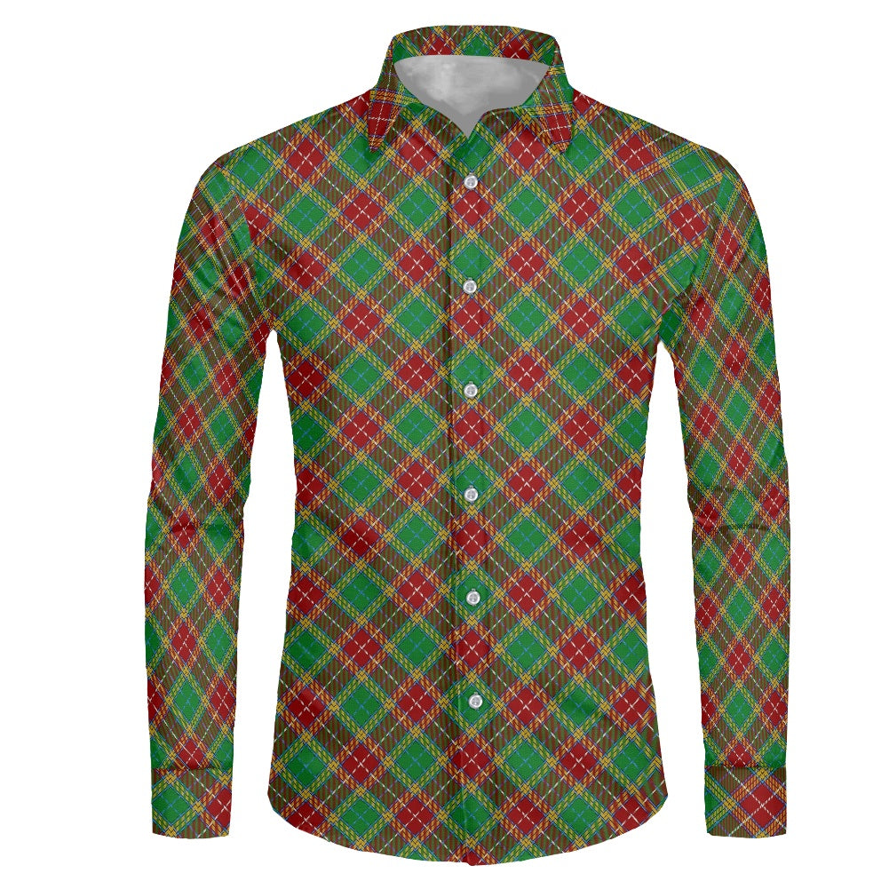 Clan Baxter Tartan long-sleeved shirt