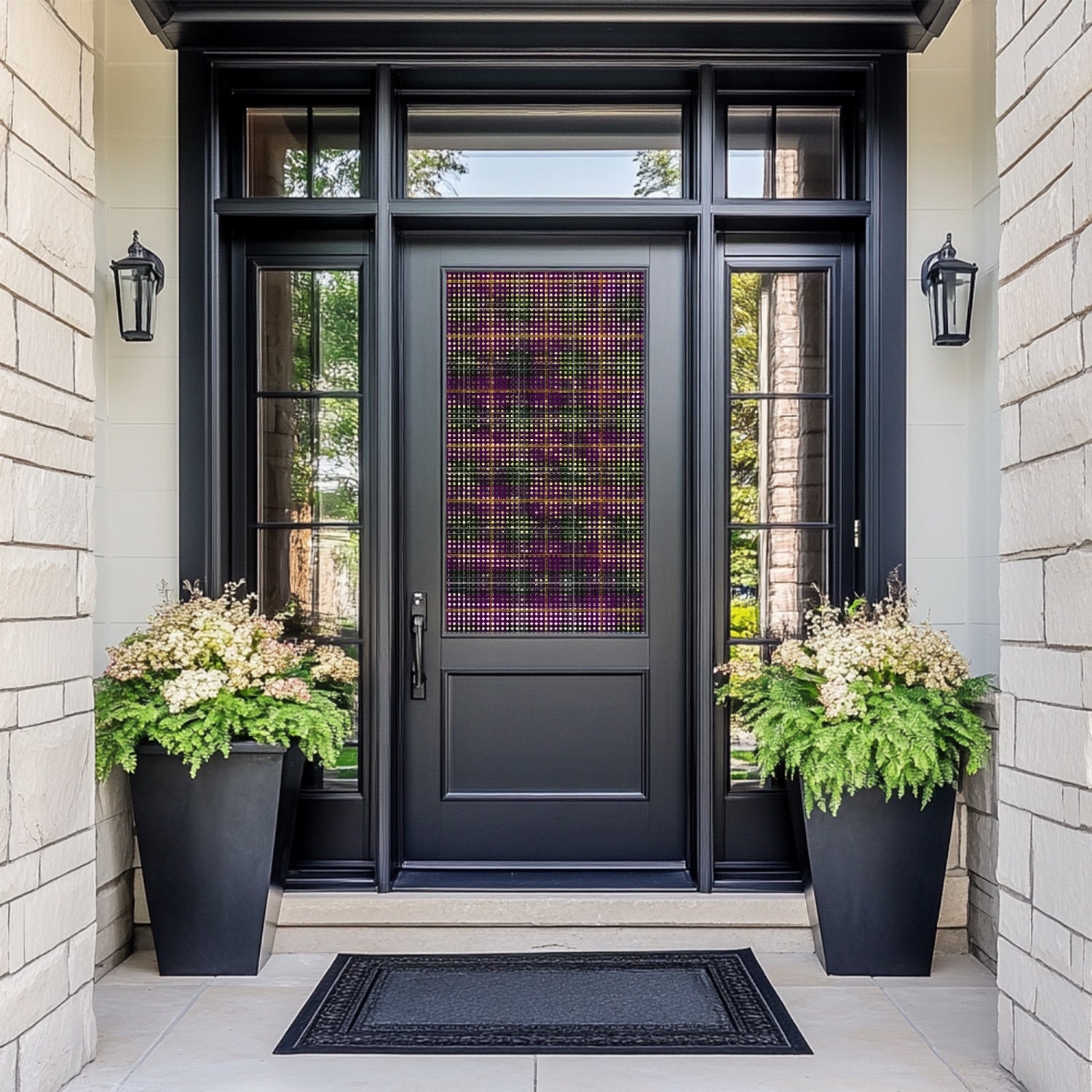 Cornish Tartan - Curnow - Rear Window Decal