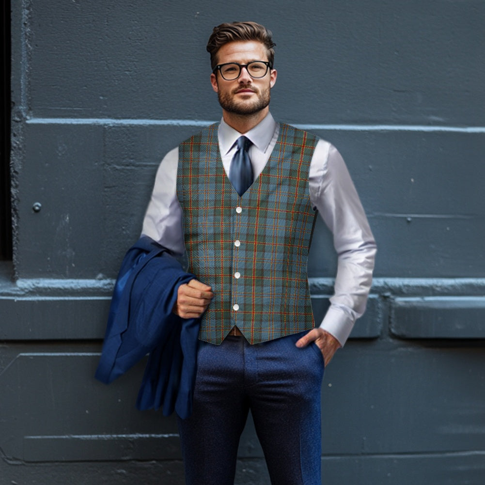 US State - Hawaii Tartan Suit vest jacket