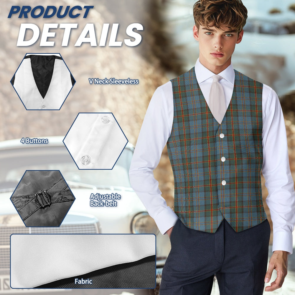 US State - Hawaii Tartan Suit vest jacket