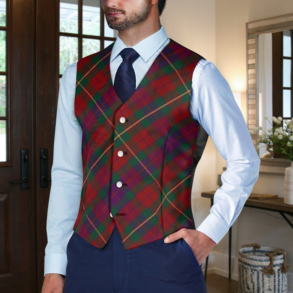 Irish County Clare Tartan Waistcoat