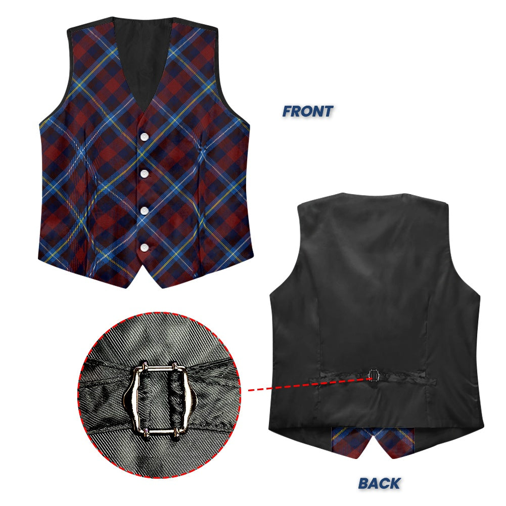 Highland Titles Tartan Suit vest jacket