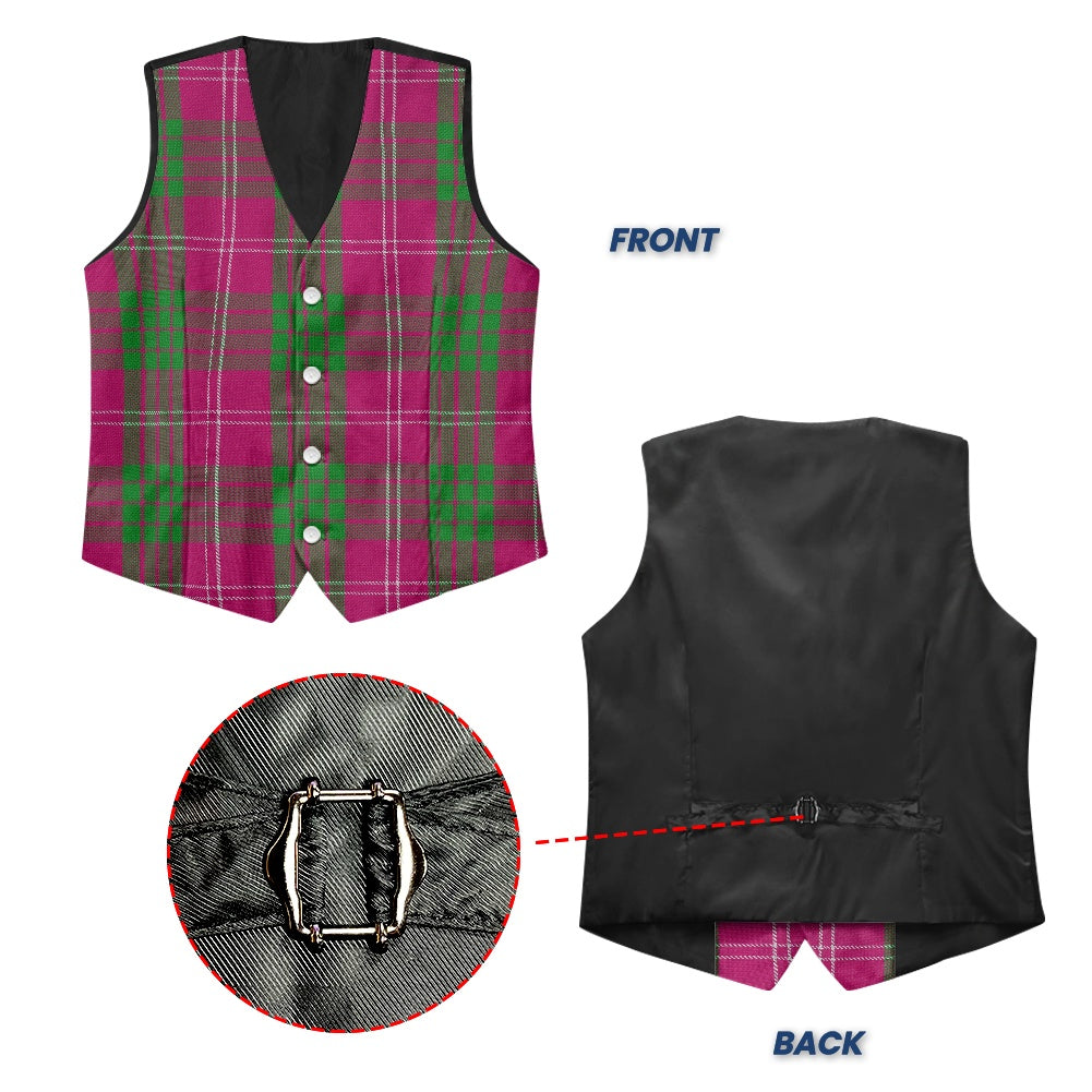 Clan Crawford Tartan Suit vest jacket