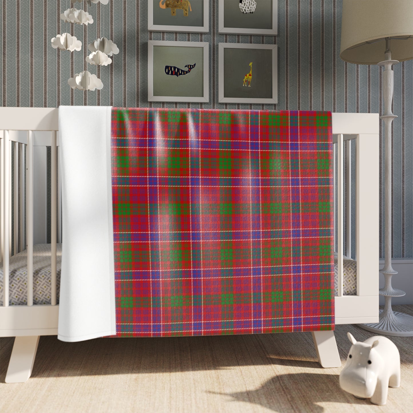Clan MacRae Tartan Throw Blanket