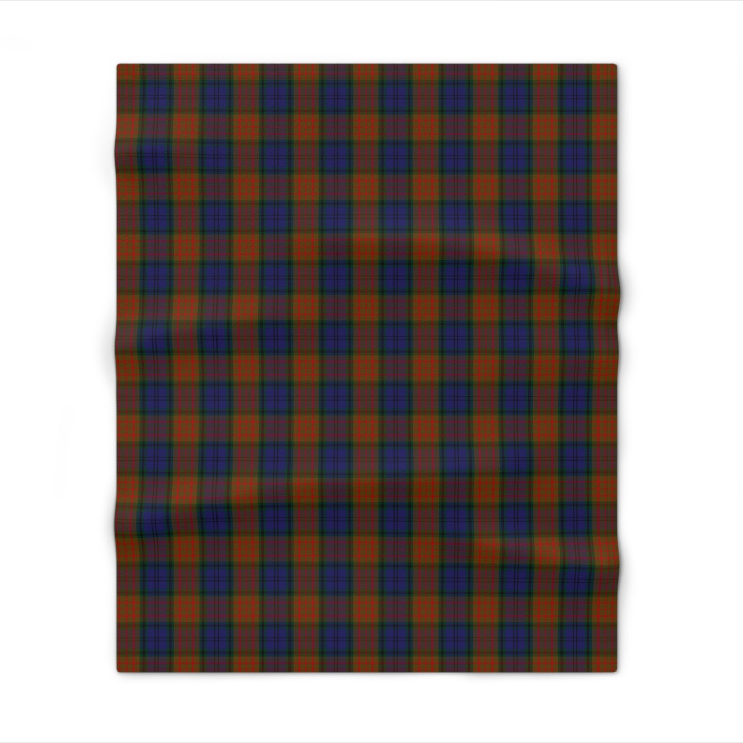 Irish County Longford Tartan Throw Blanket