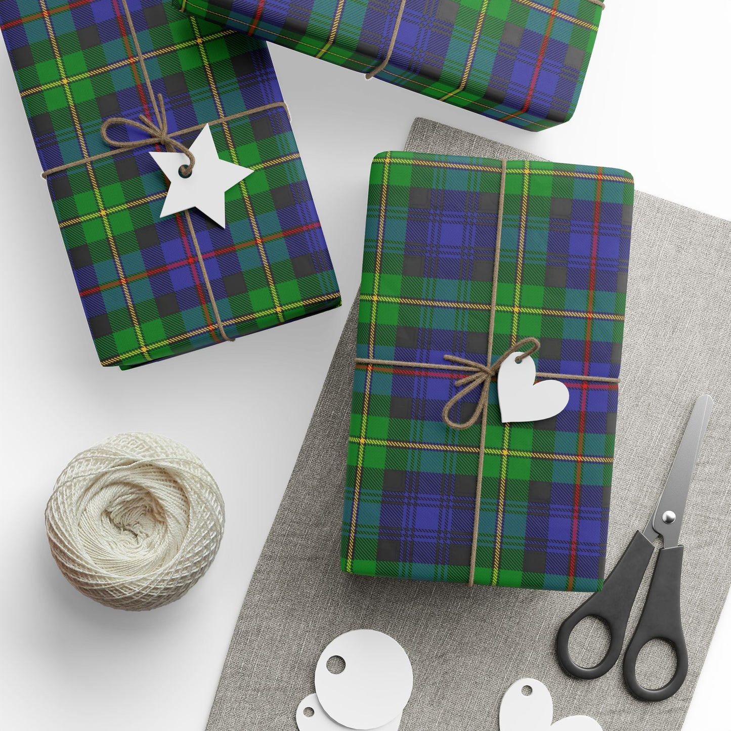 Clan Baillie Tartan Wrapping Papers