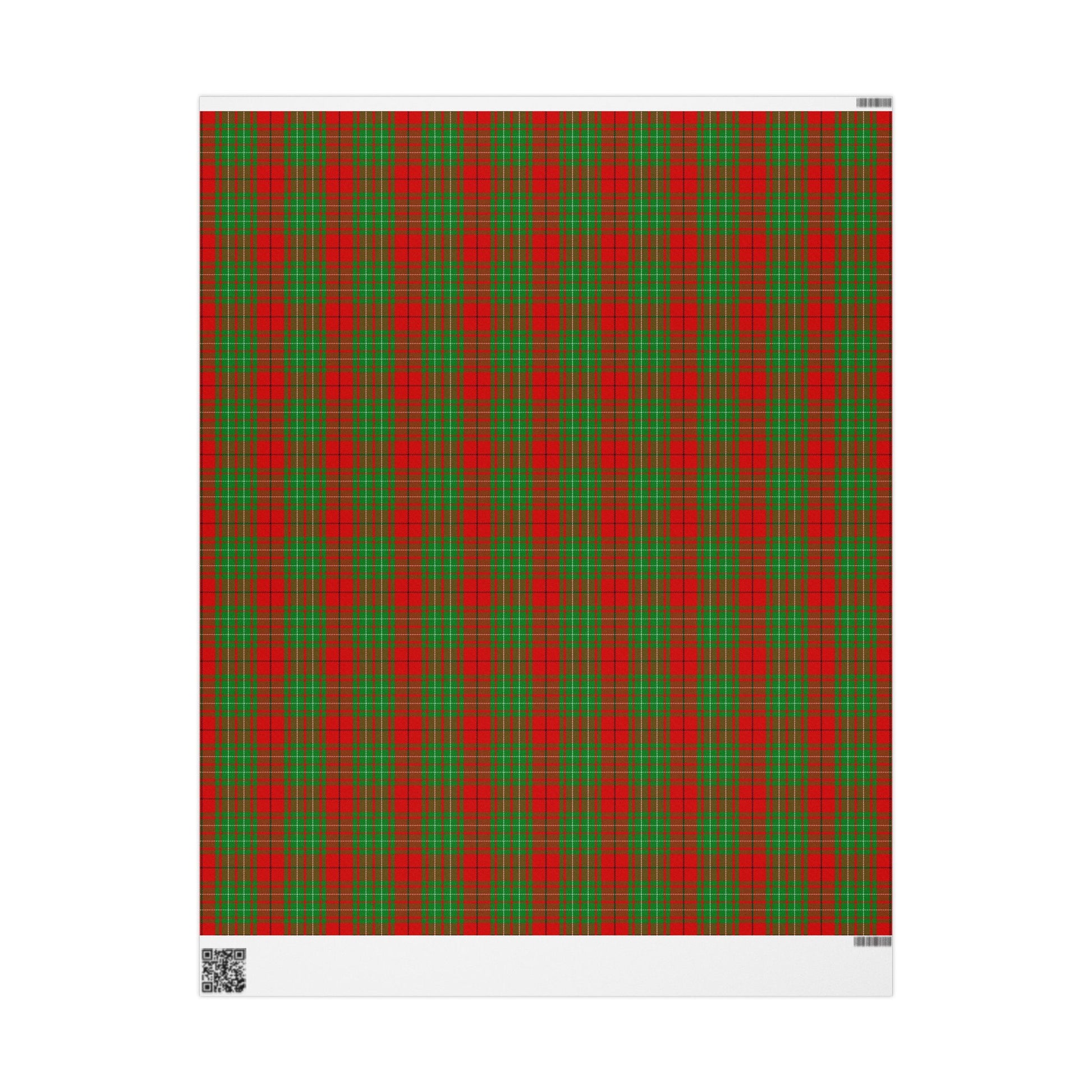 Clan Cumming Tartan Wrapping Papers