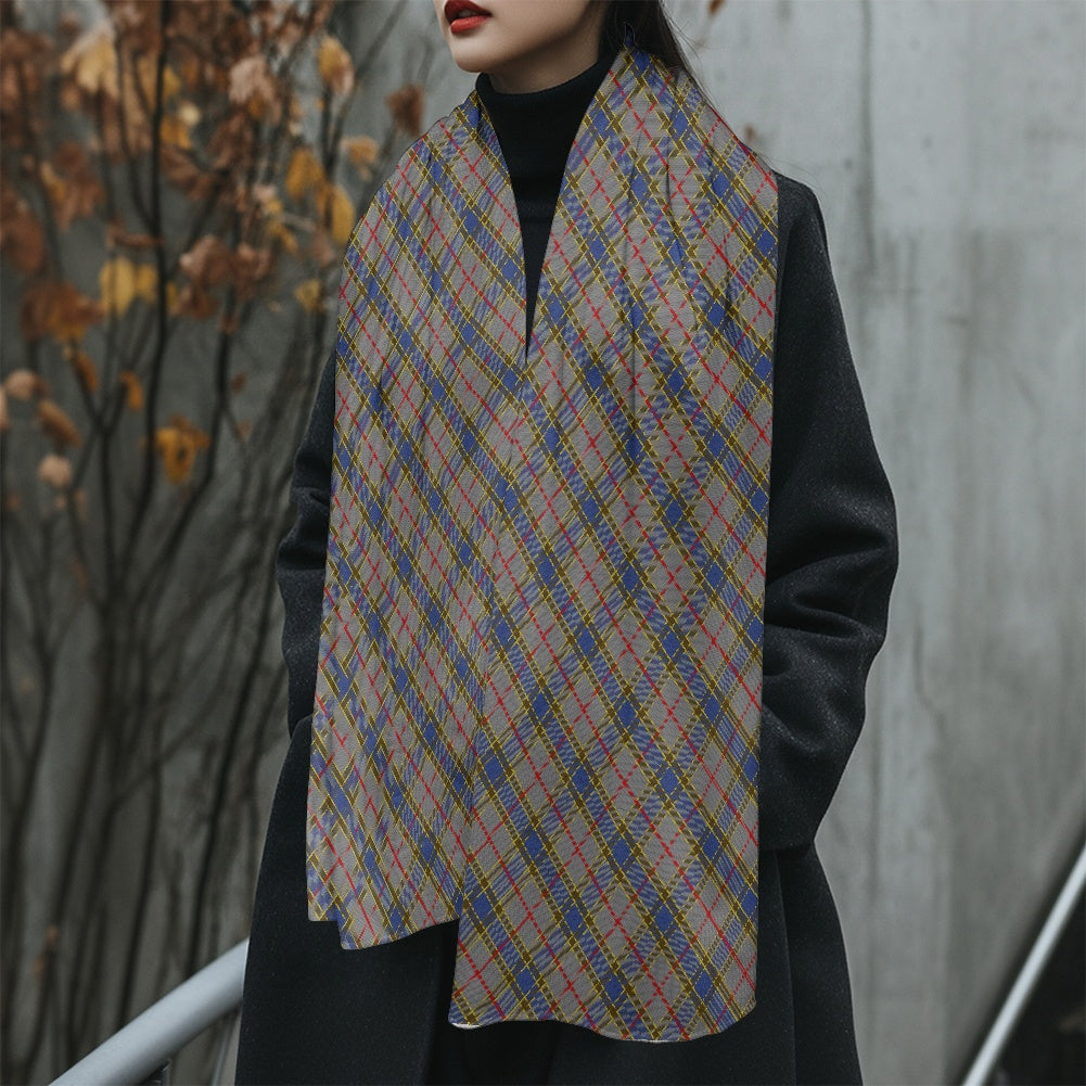 Clan Balfour Tartan Fluffy scarf