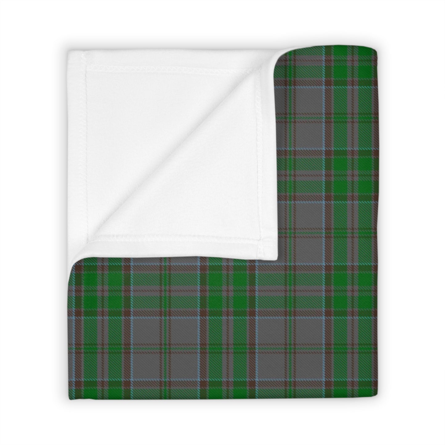 Irish County Wicklow Tartan Throw Blanket