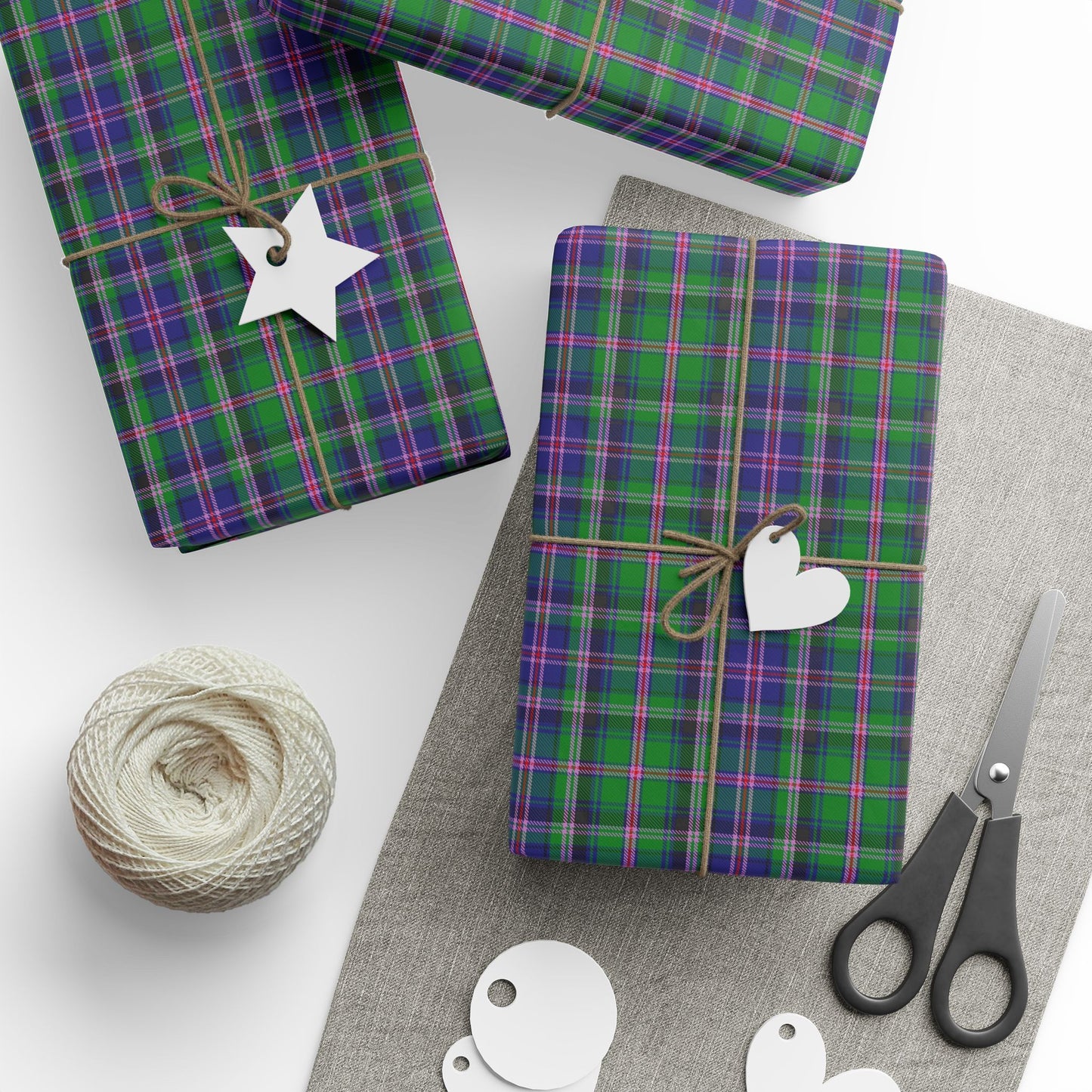 Clan Cooper Tartan Wrapping Papers