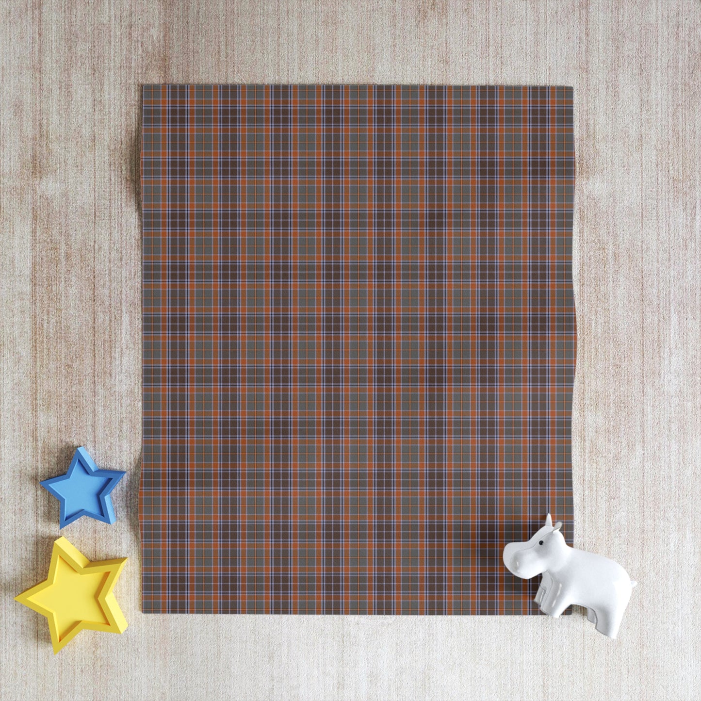 Irish County Leitrim Tartan Throw Blanket