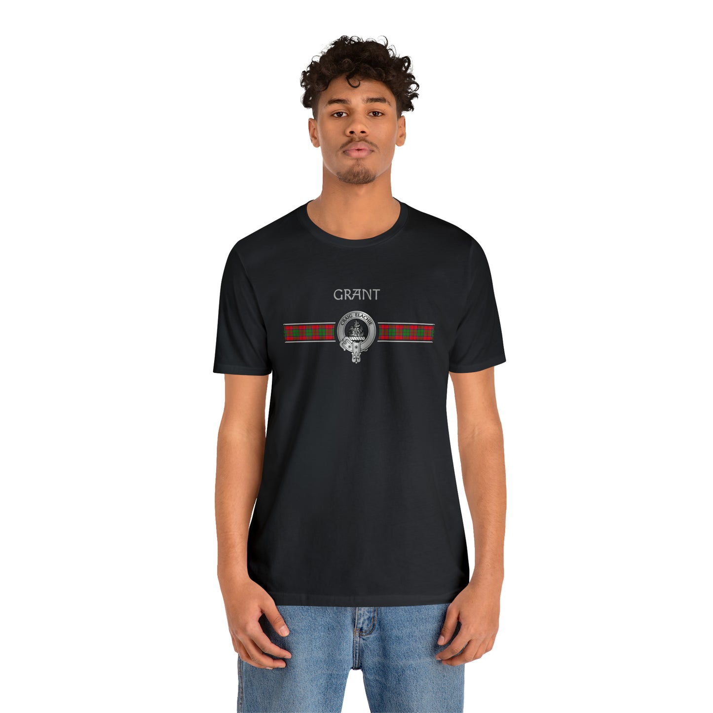 Clan Grant Crest & Tartan | Unisex T-Shirt