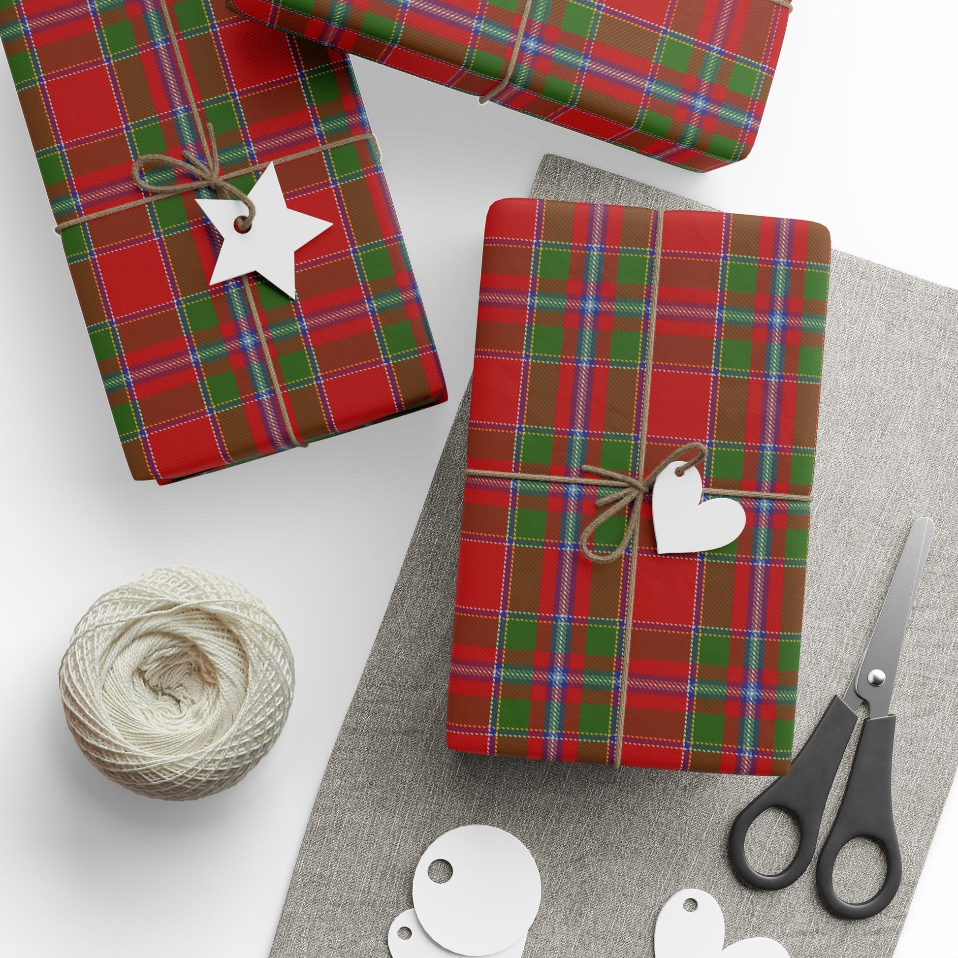 Clan Butter Tartan Wrapping Papers