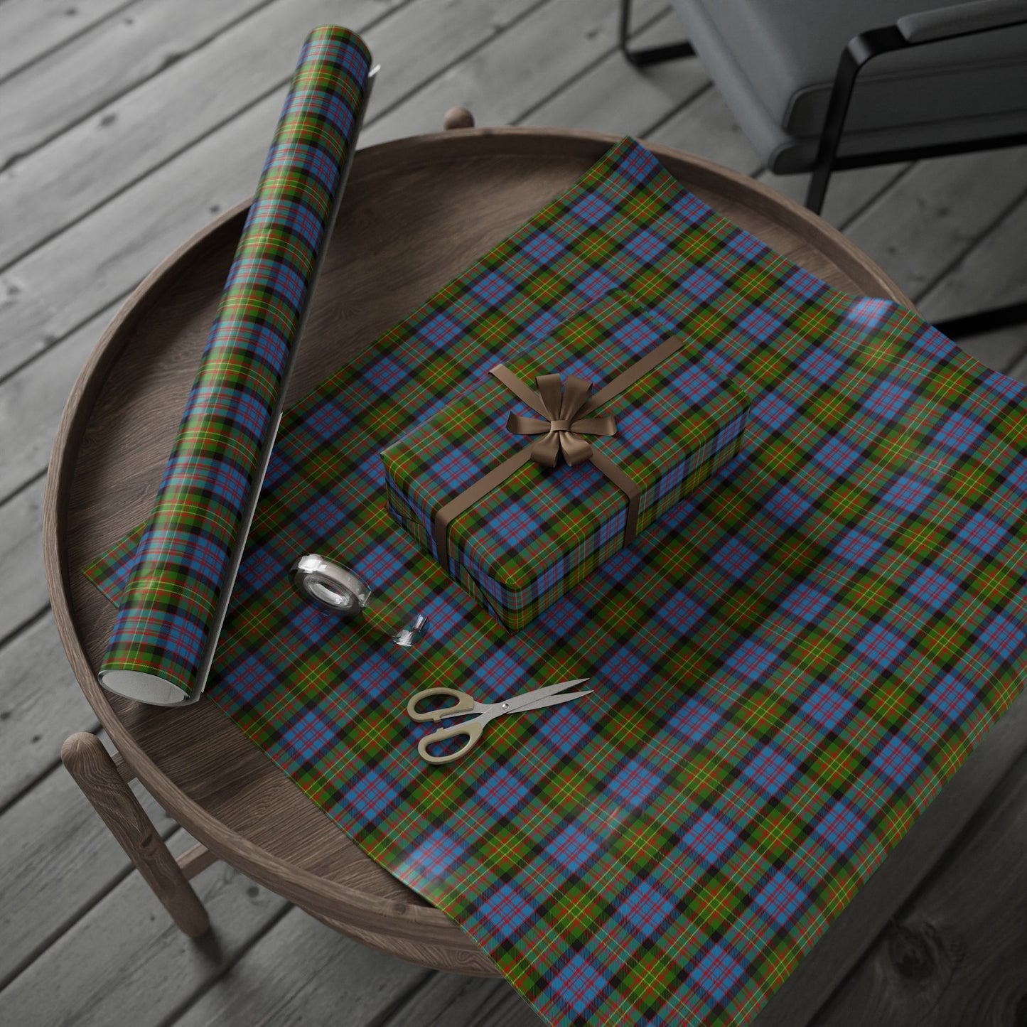 Clan Bowie Tartan Wrapping Papers