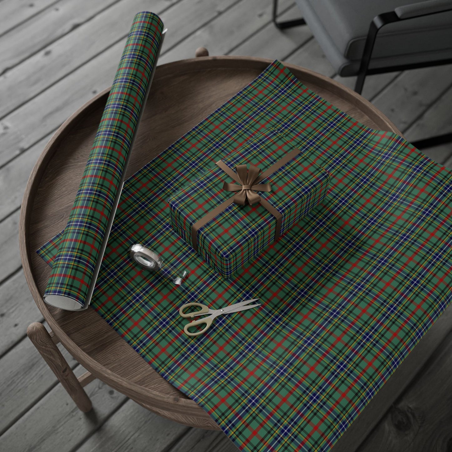 Clan Bissett Tartan Wrapping Papers
