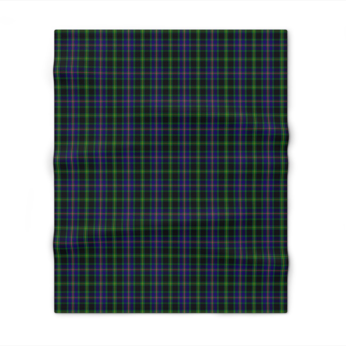 Irish County Offaly Tartan Throw Blanket