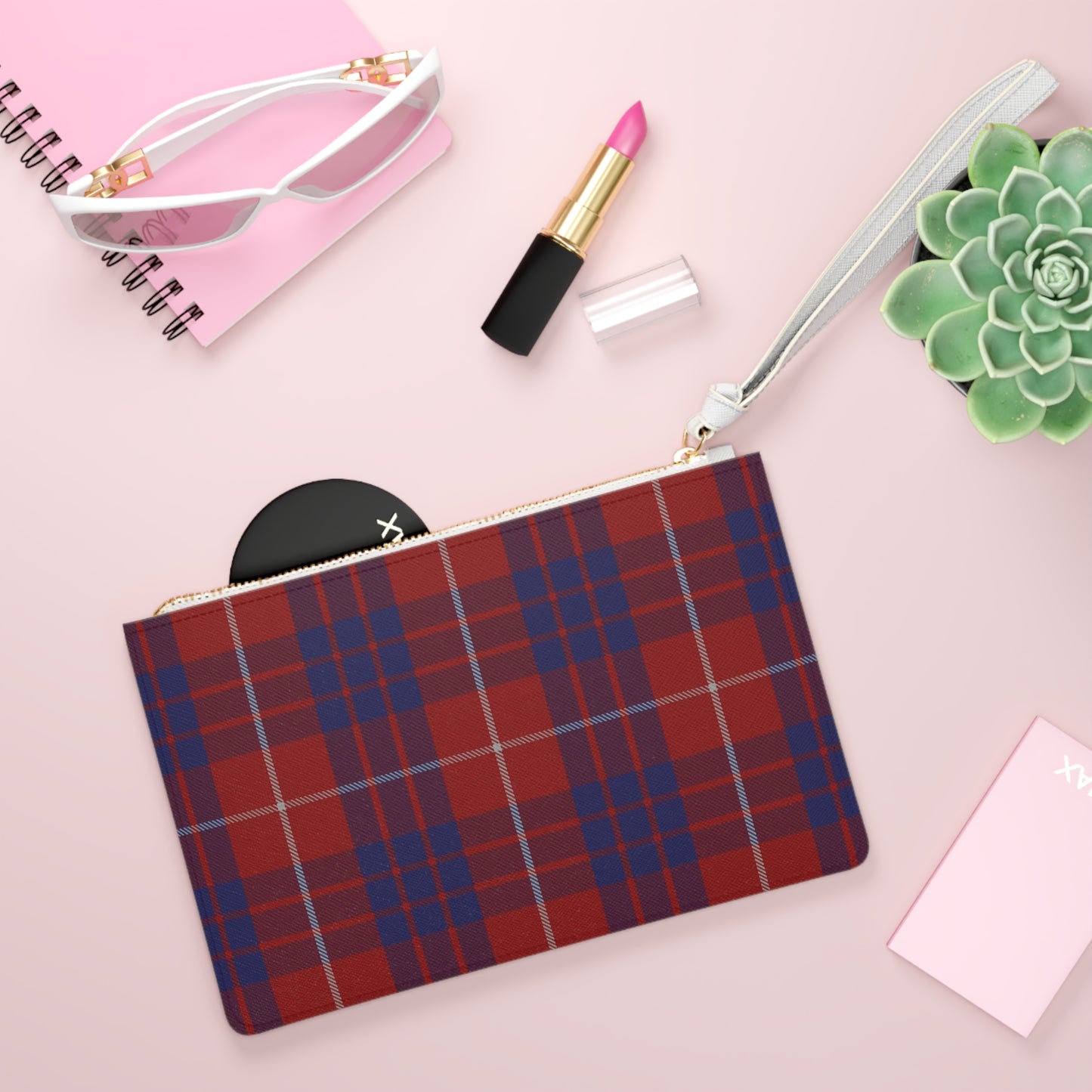 Clan Hamilton Tartan Clutch Bag