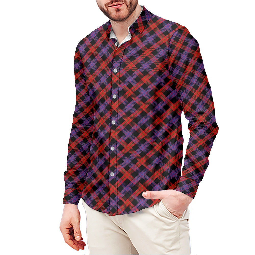 Clan Brown Tartan long-sleeved shirt