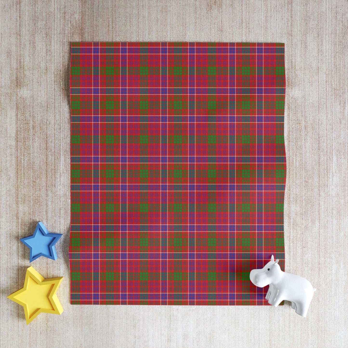 Clan MacRae Tartan Throw Blanket