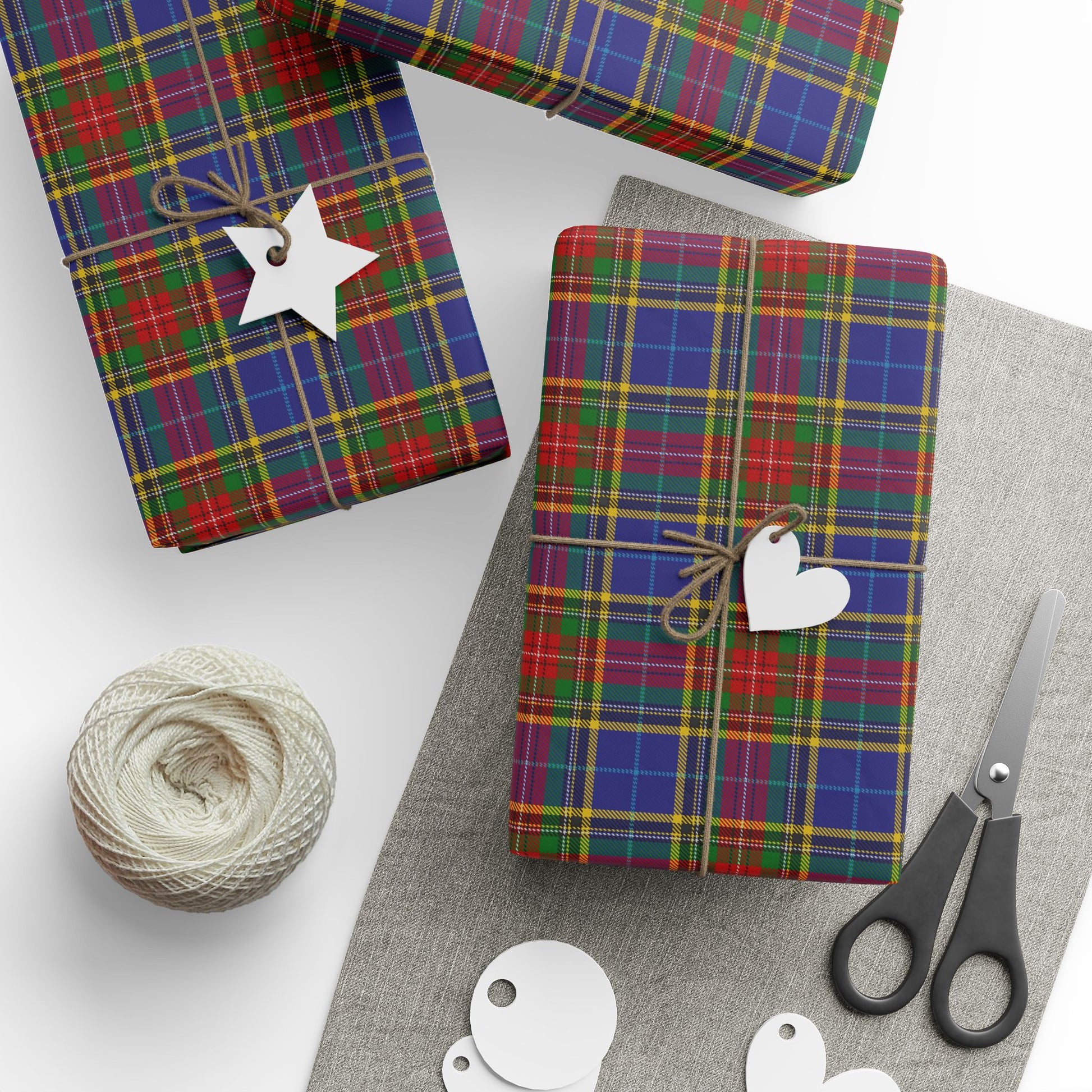 Clan Bethune Tartan Wrapping Papers
