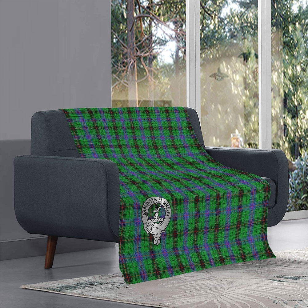 Clan Davidson Tartan Blanket