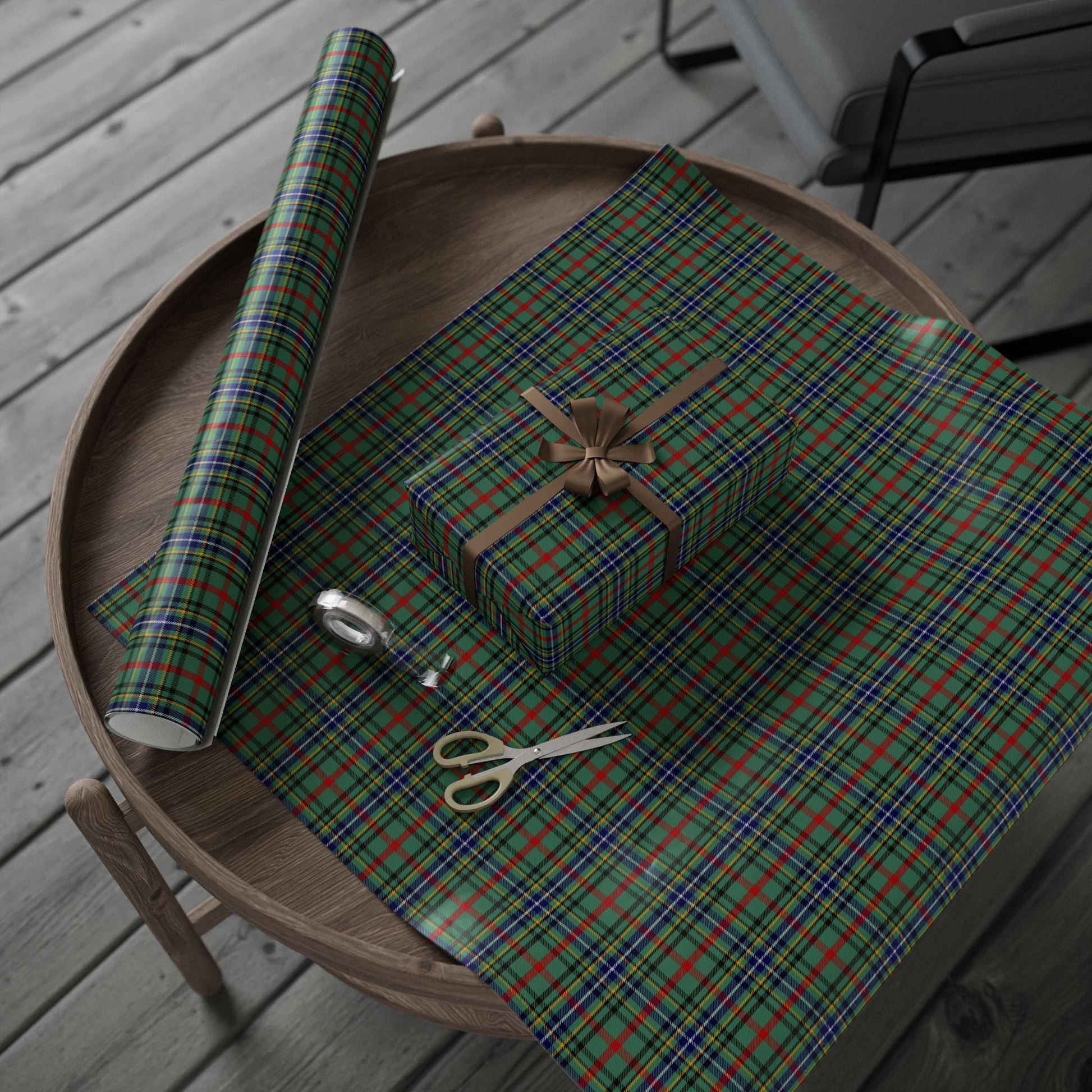 Clan Bissett Tartan Wrapping Papers