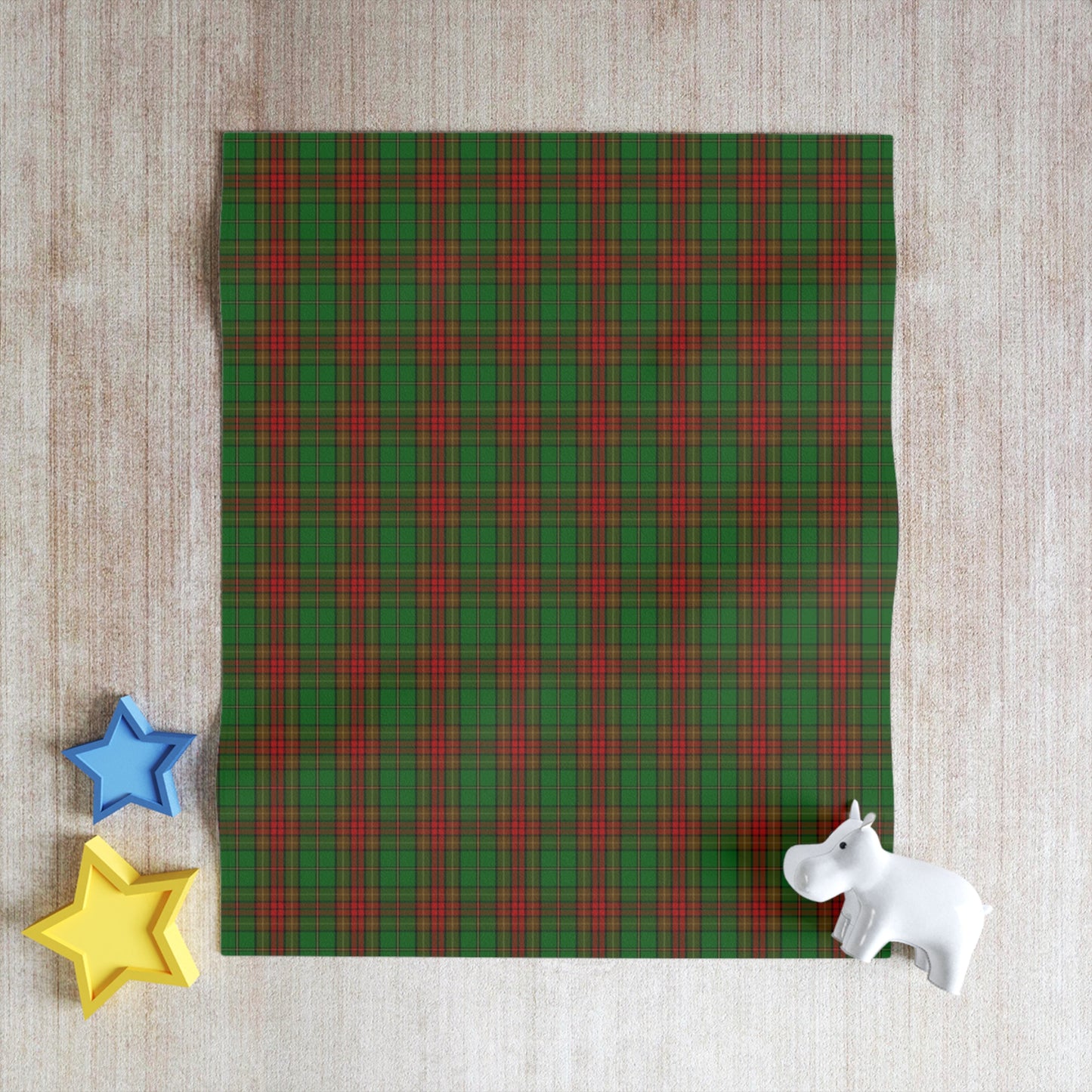 Irish County Cavan Tartan Throw Blanket