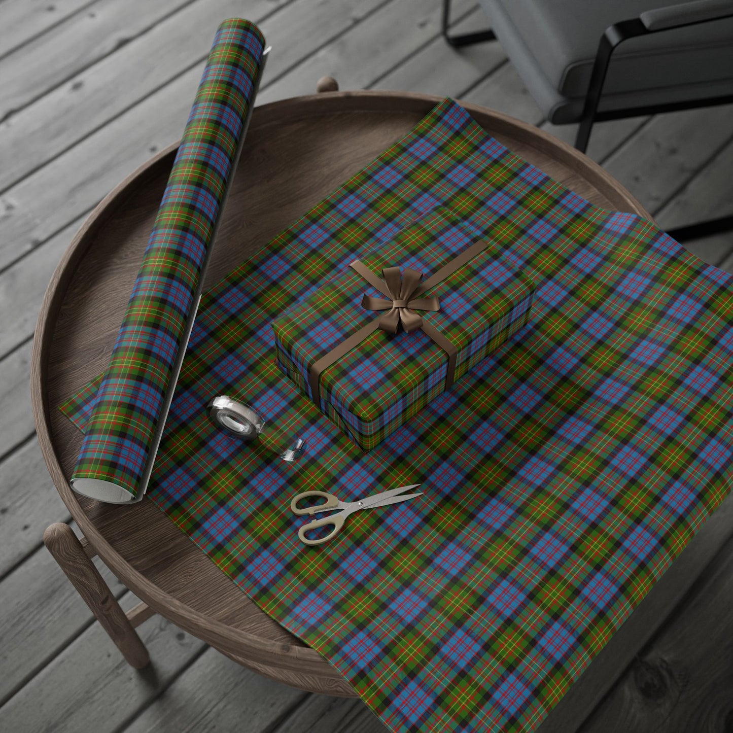 Clan Bowie Tartan Wrapping Papers