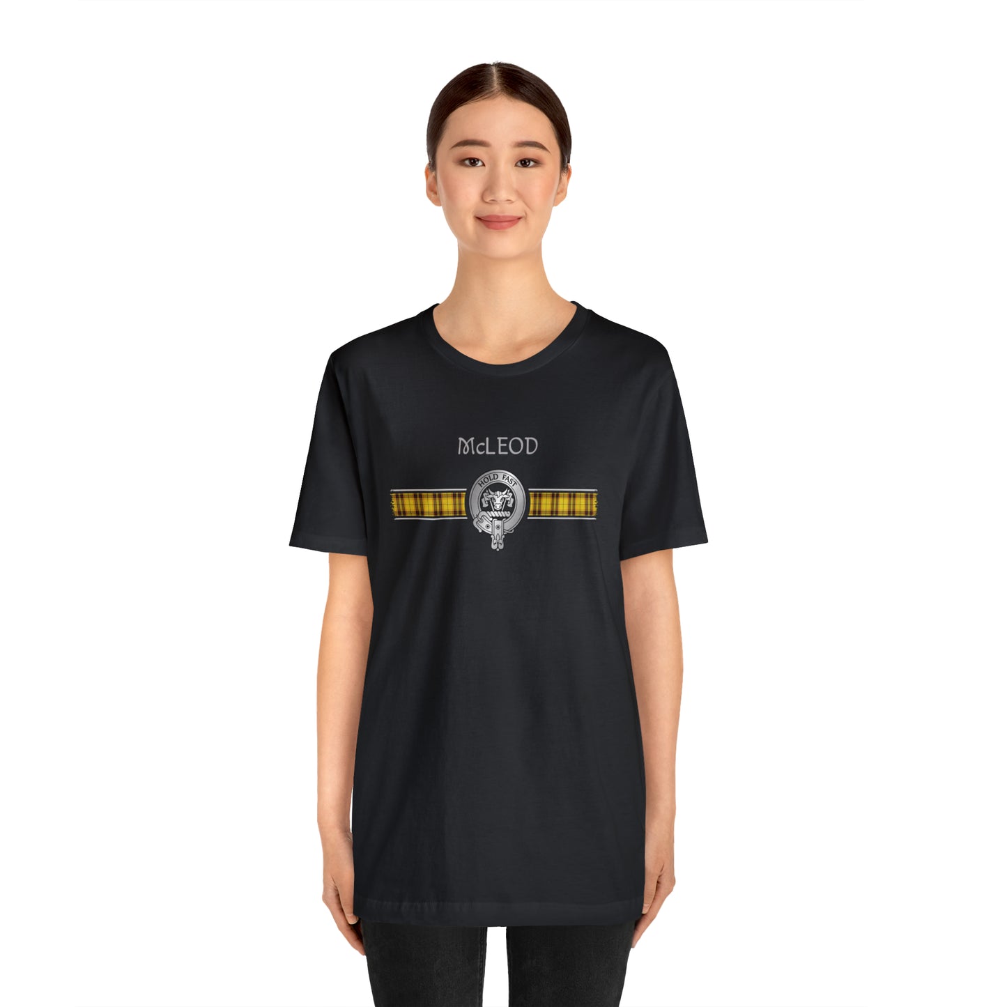 Clan McLeod Crest & Tartan | Unisex T-Shirt