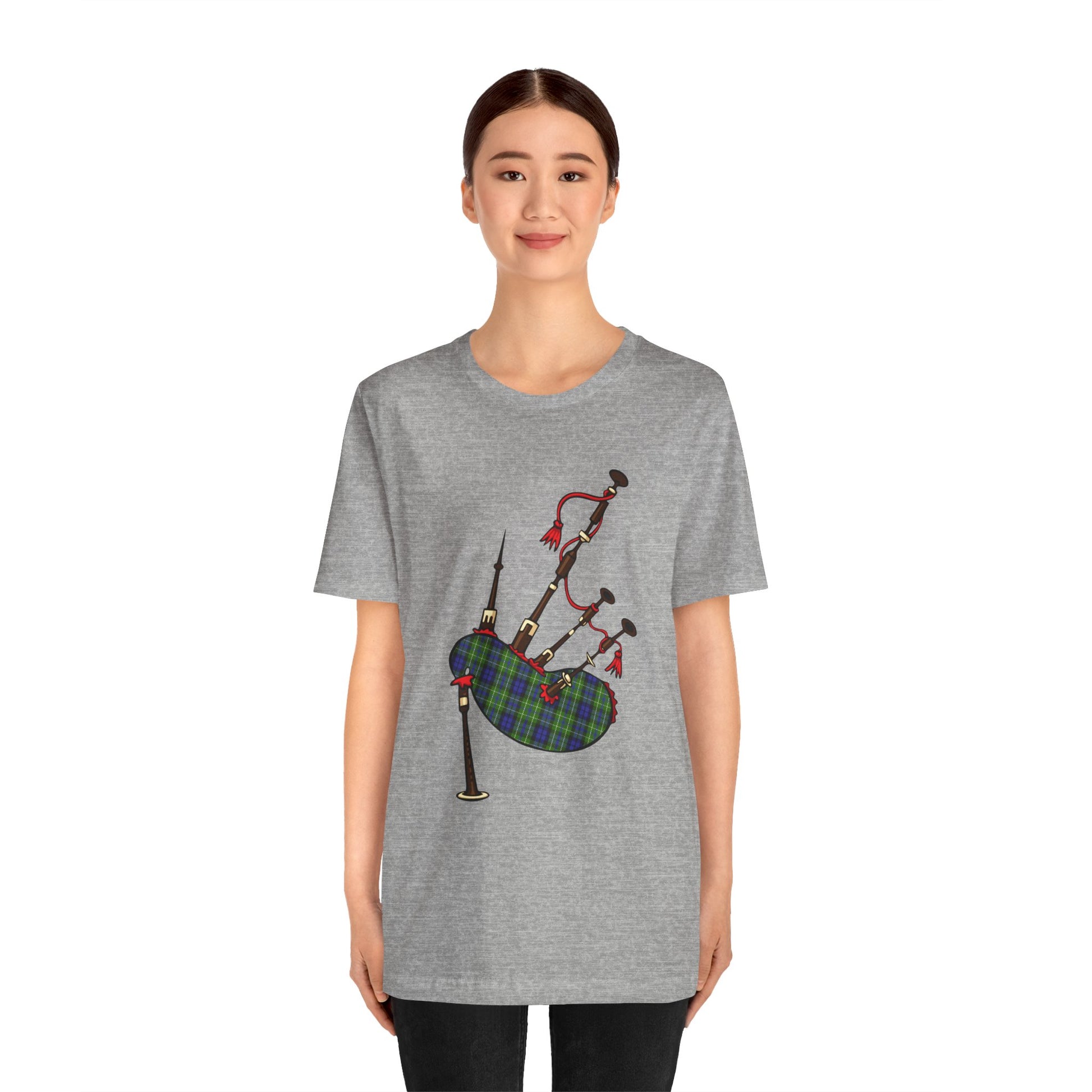 Clan MacNeill of Gigha Tartan Bagpipes | Unisex T-Shirt