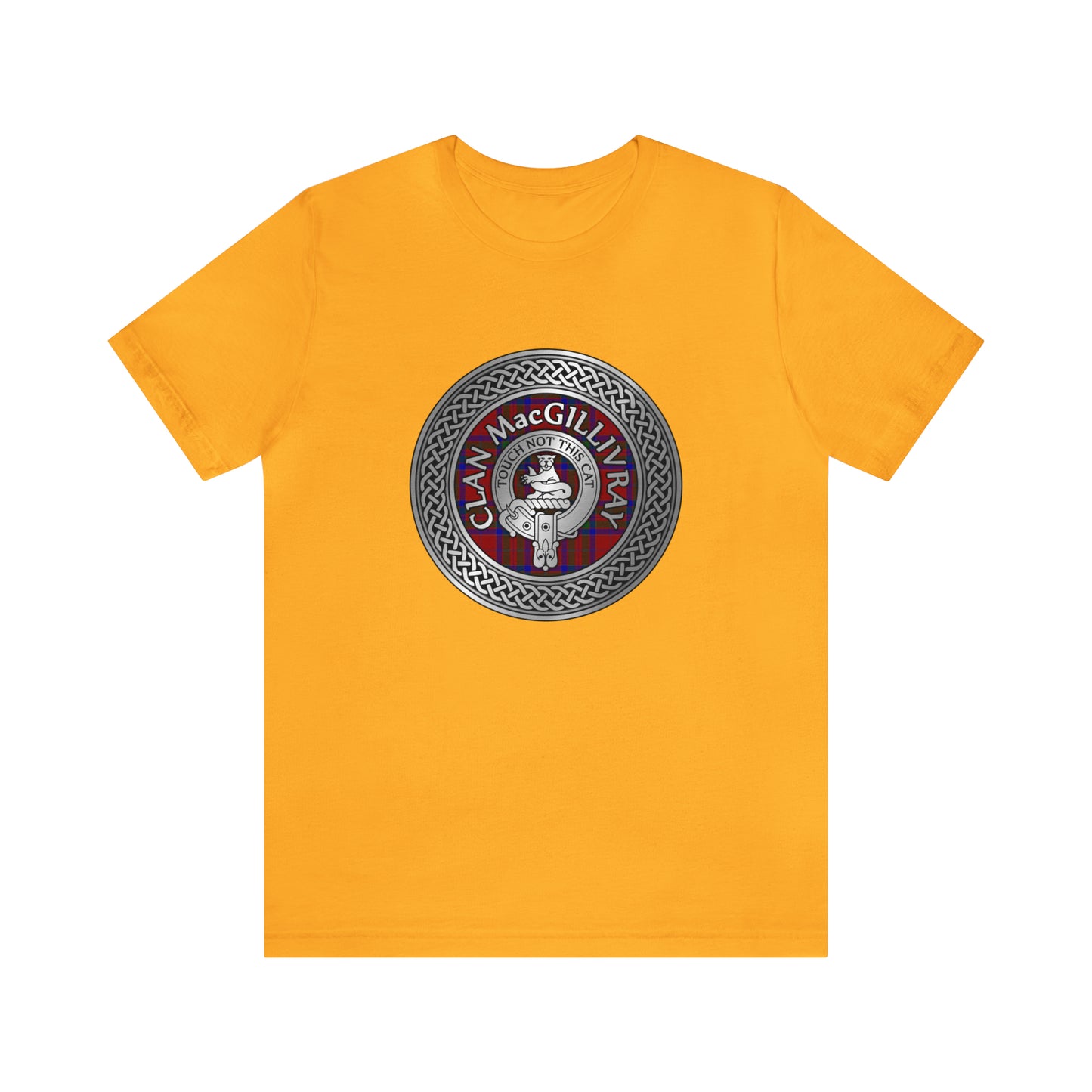 Clan MacGillivray Crest & Tartan Knot | Unisex T-Shirt