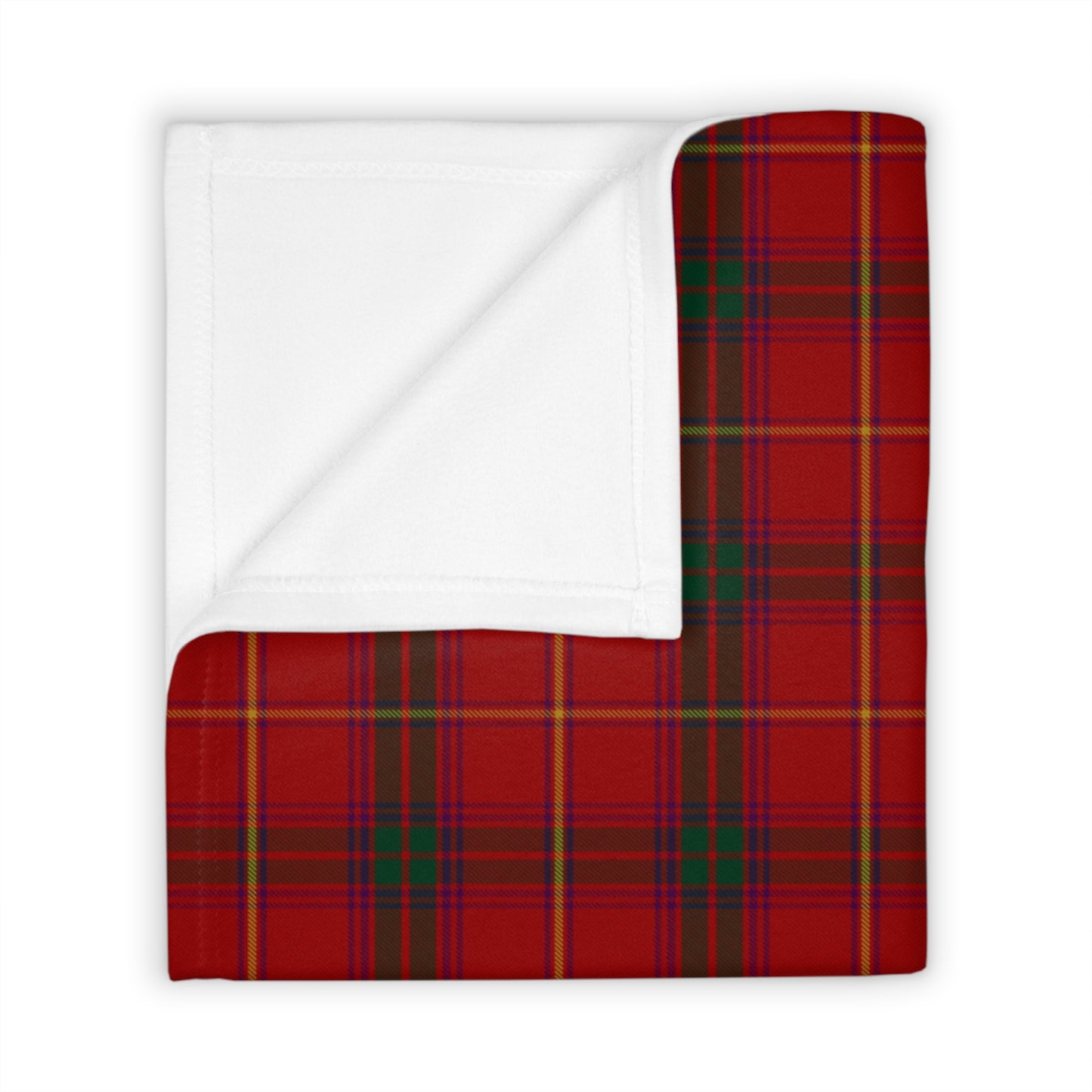 Irish County Galway Tartan Throw Blanket