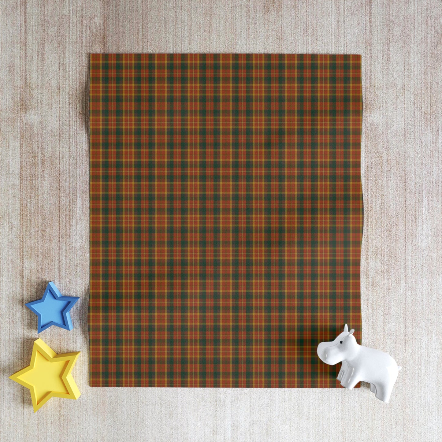 Irish County Monaghan Tartan Throw Blanket
