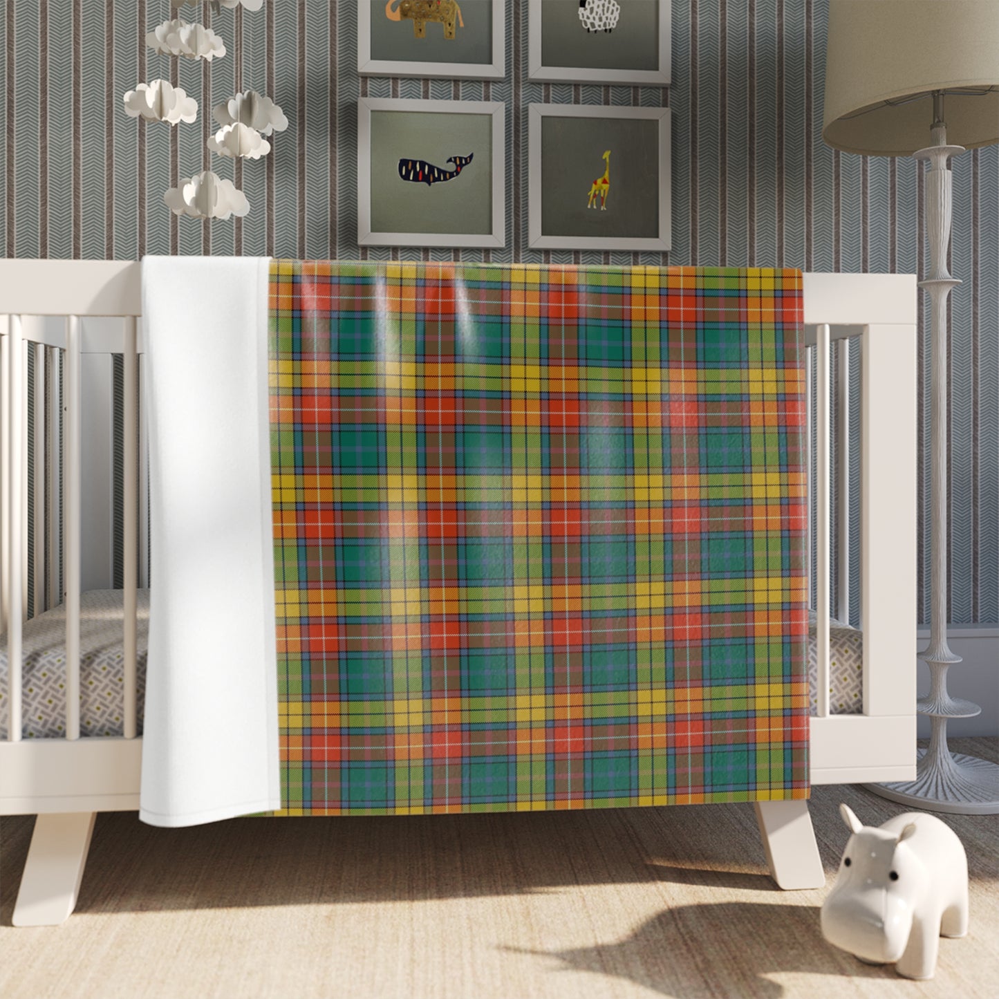 Clan Buchanan Ancient Tartan Throw Blanket