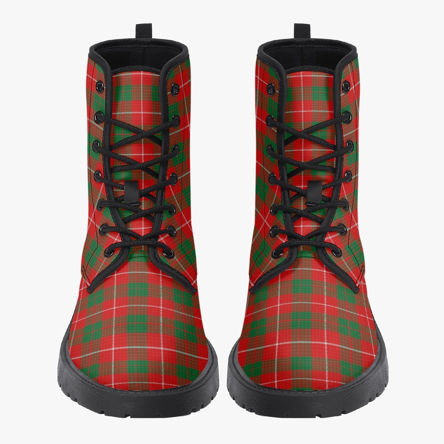 Clan MacKinnon Tartan Leather Boots
