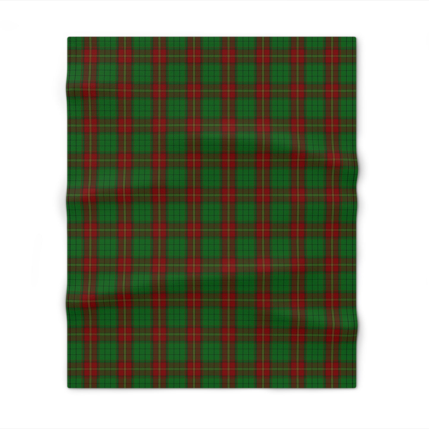 Irish Province Ulster Red Tartan Throw Blanket