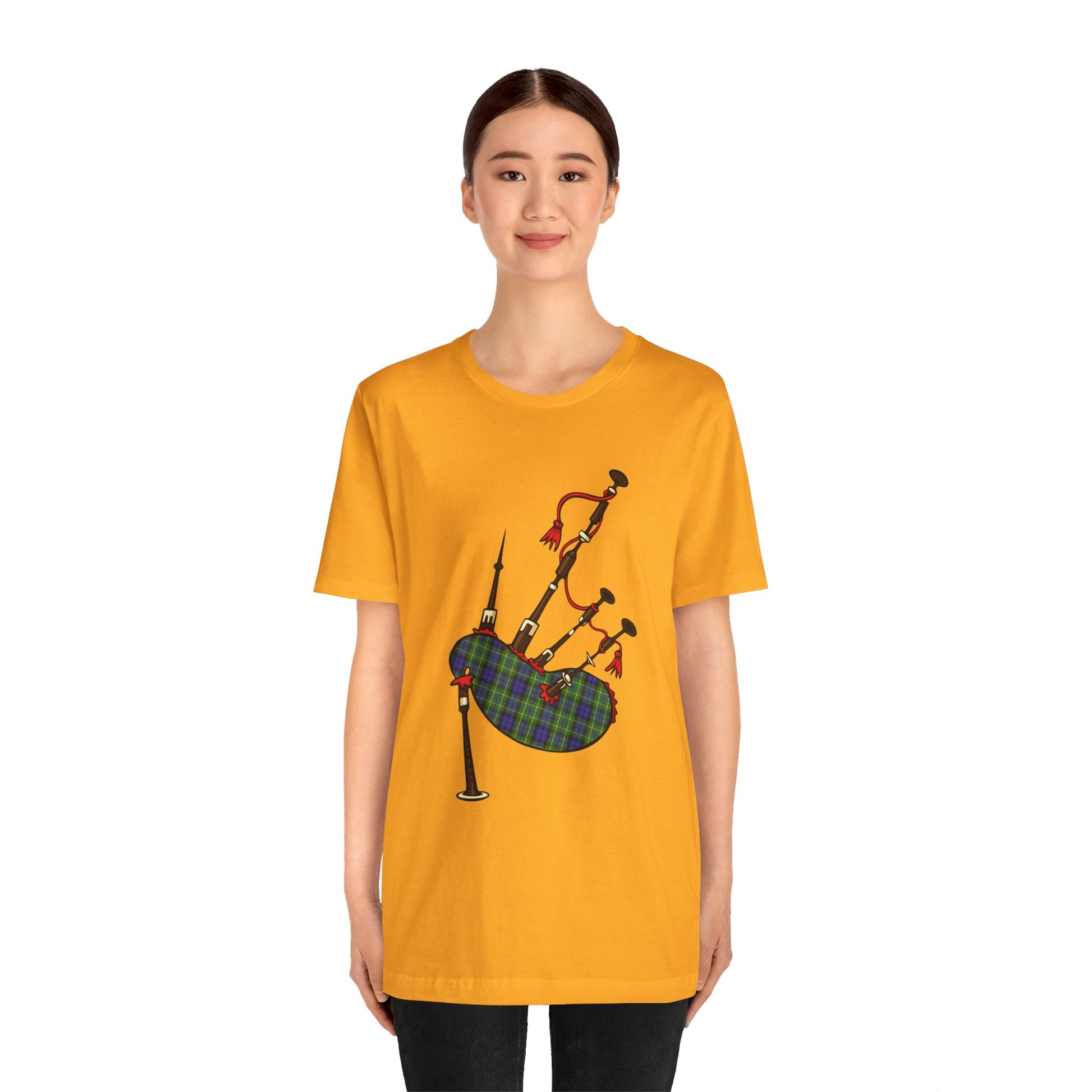 Clan MacNeill of Gigha Tartan Bagpipes | Unisex T-Shirt