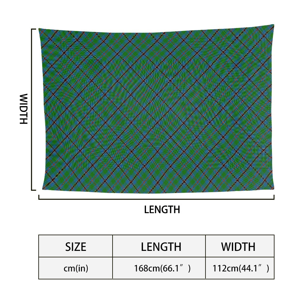 Clan Snodgrass Tartan Bias Chiffon Scarf