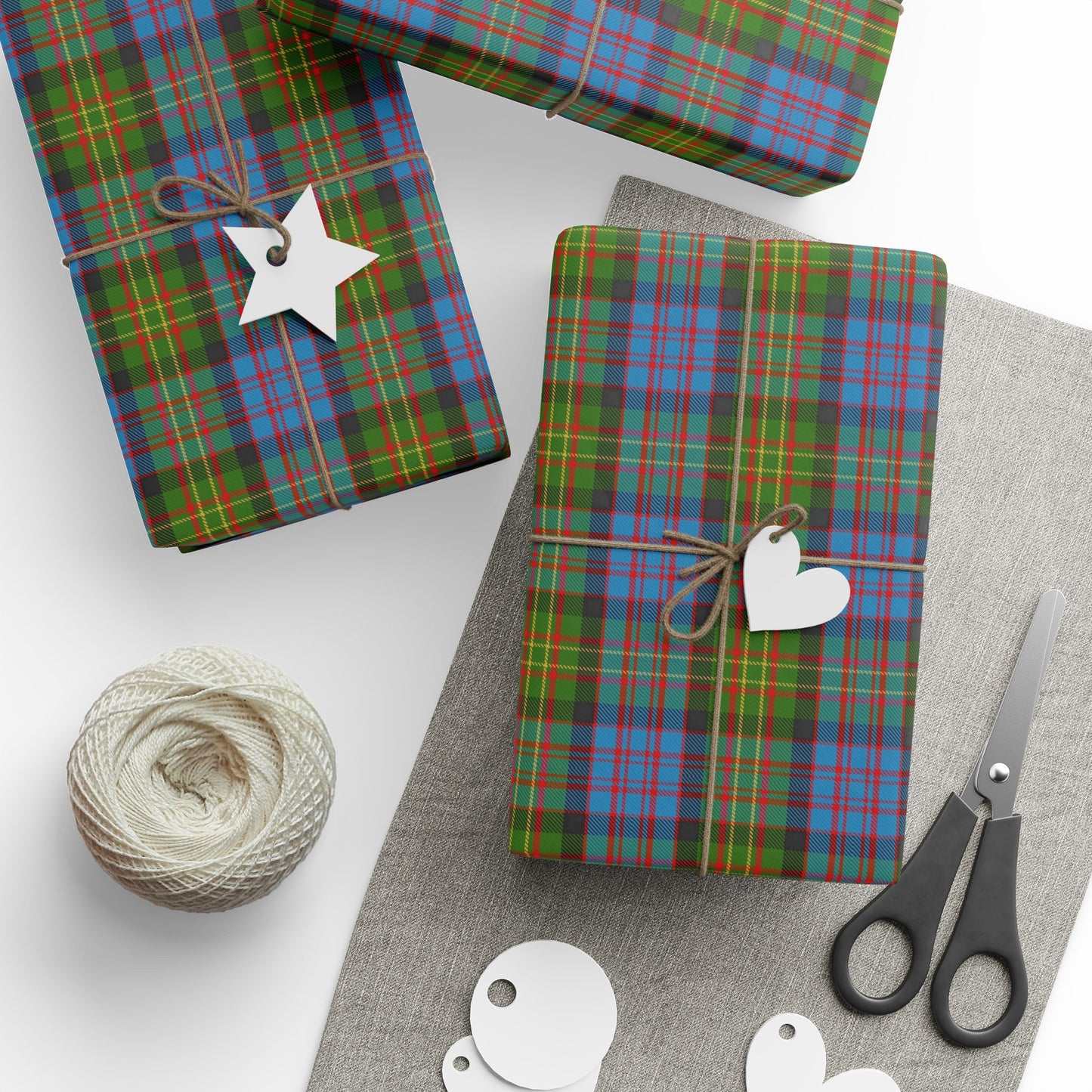 Clan Bowie Tartan Wrapping Papers