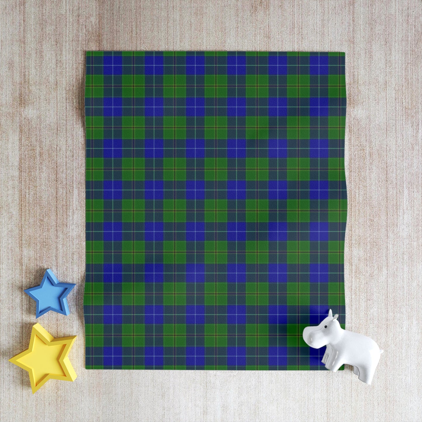 Clan MacClurg Tartan Throw Blanket