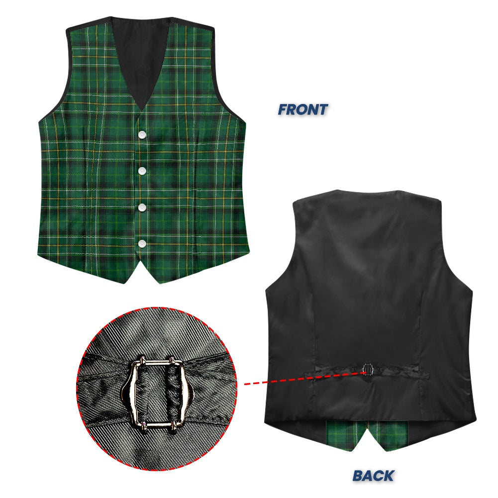 Celtic Tartan Suit vest jacket