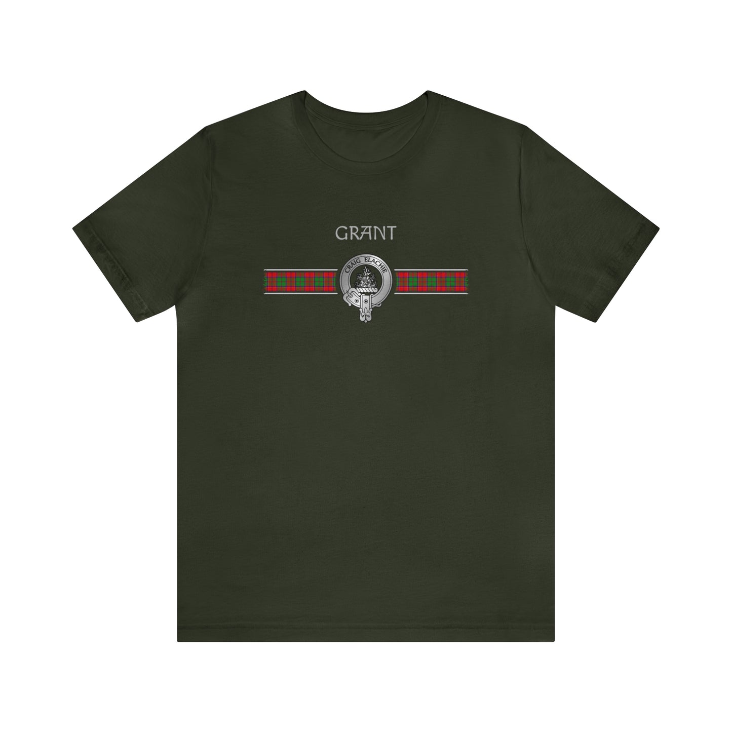 Clan Grant Crest & Tartan | Unisex T-Shirt