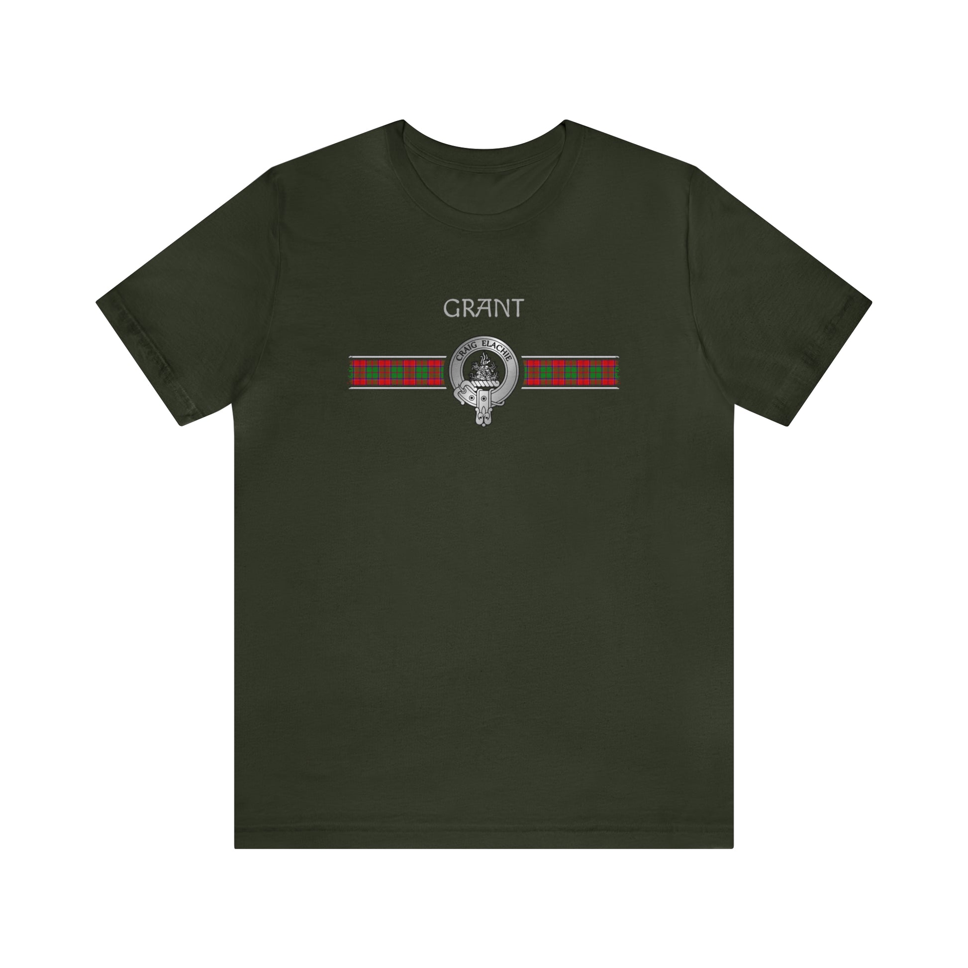 Clan Grant Crest & Tartan | Unisex T-Shirt